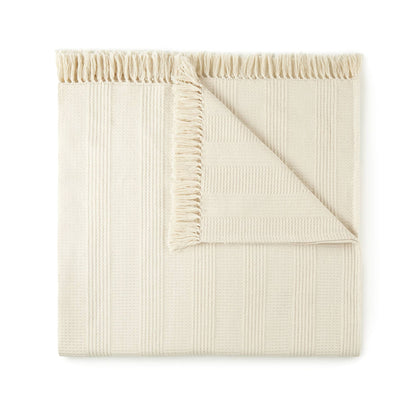Organic Cotton Throw with Tassels - Baby Organic
