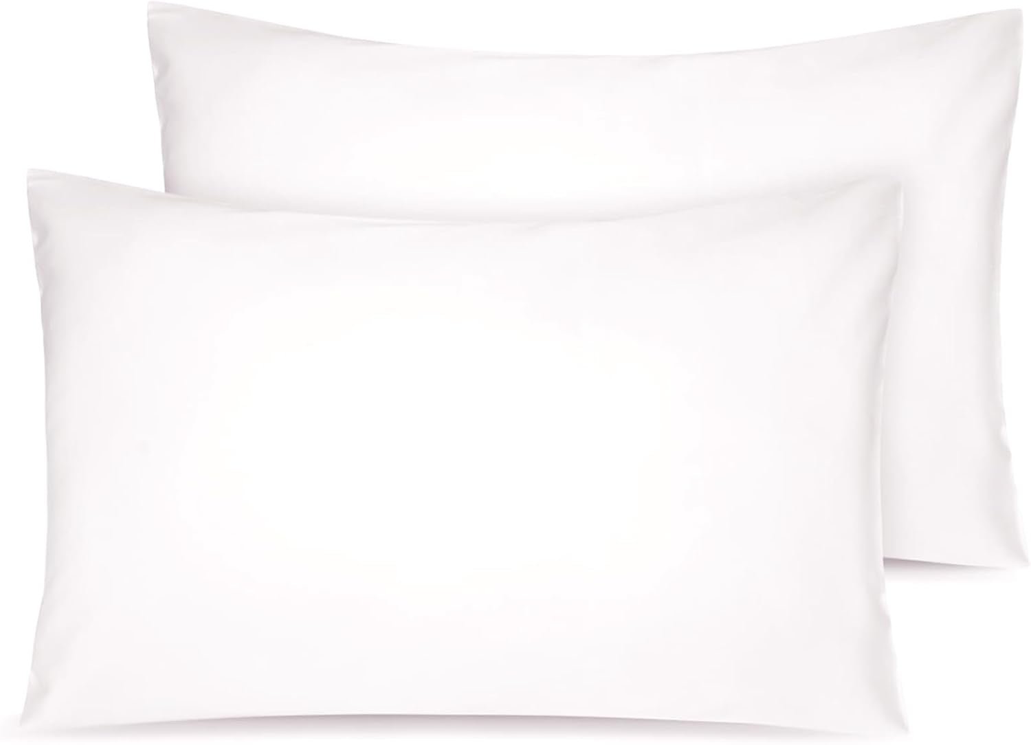 Organic Cotton Toddler Pillowcase 2 Pack, 14 X 20 Travel Pillow Case Cover for Babies, Kids, Boys and Girls, Soft and Breathable Small Pillow Cases with Envelope Closure, Ivory - Baby Organic