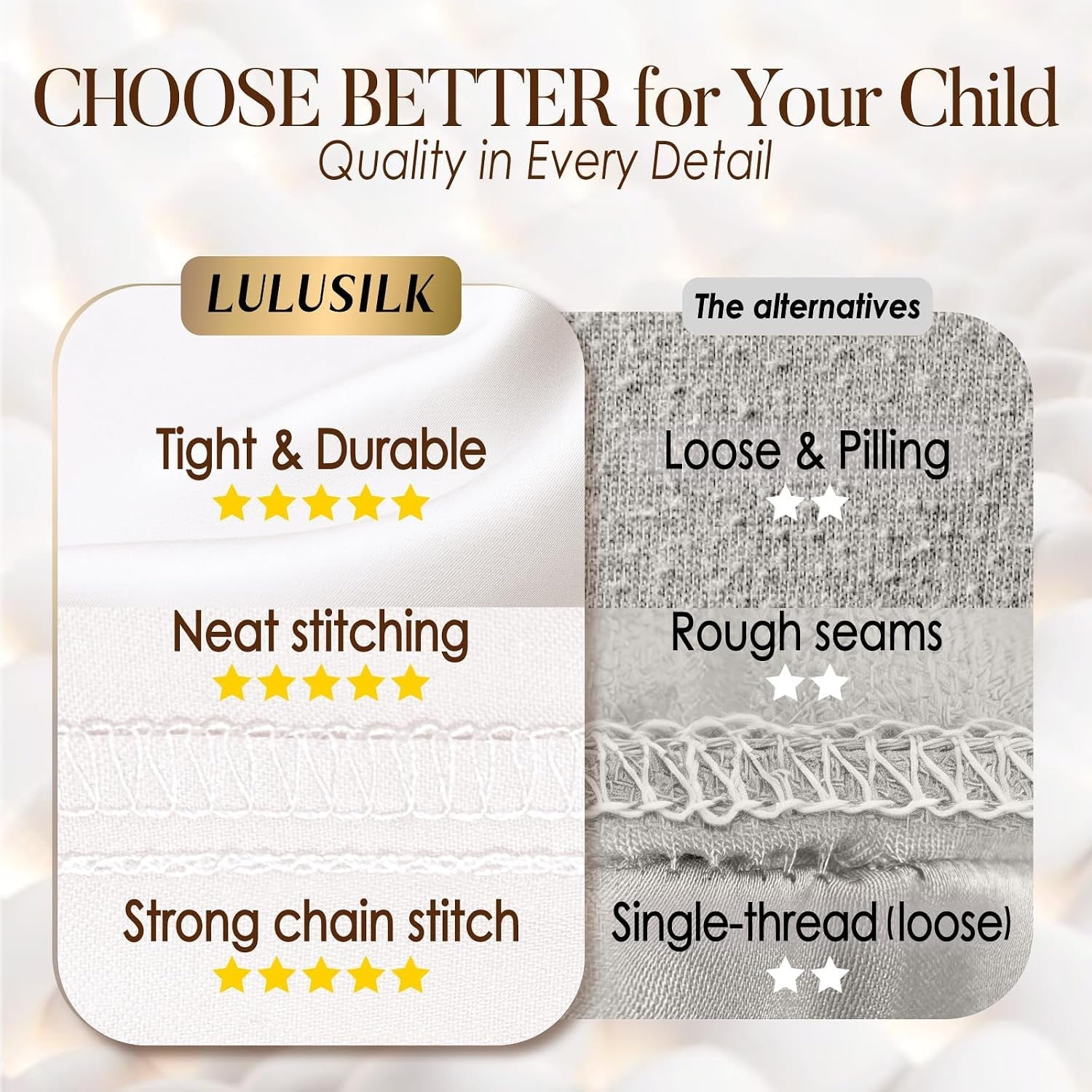 Organic Cotton Toddler Pillowcase 2 Pack, 14 X 20 Travel Pillow Case Cover for Babies, Kids, Boys and Girls, Soft and Breathable Small Pillow Cases with Envelope Closure, Ivory - Baby Organic