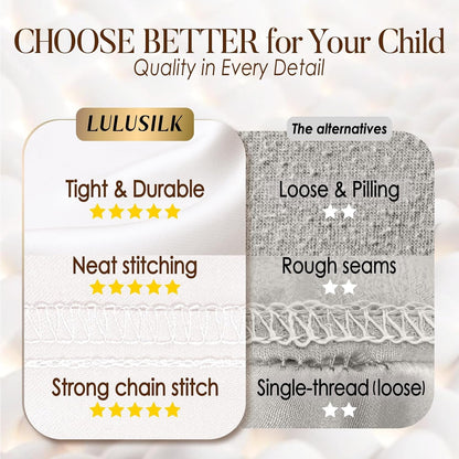 Organic Cotton Toddler Pillowcase 2 Pack, 14 X 20 Travel Pillow Case Cover for Babies, Kids, Boys and Girls, Soft and Breathable Small Pillow Cases with Envelope Closure, Ivory - Baby Organic