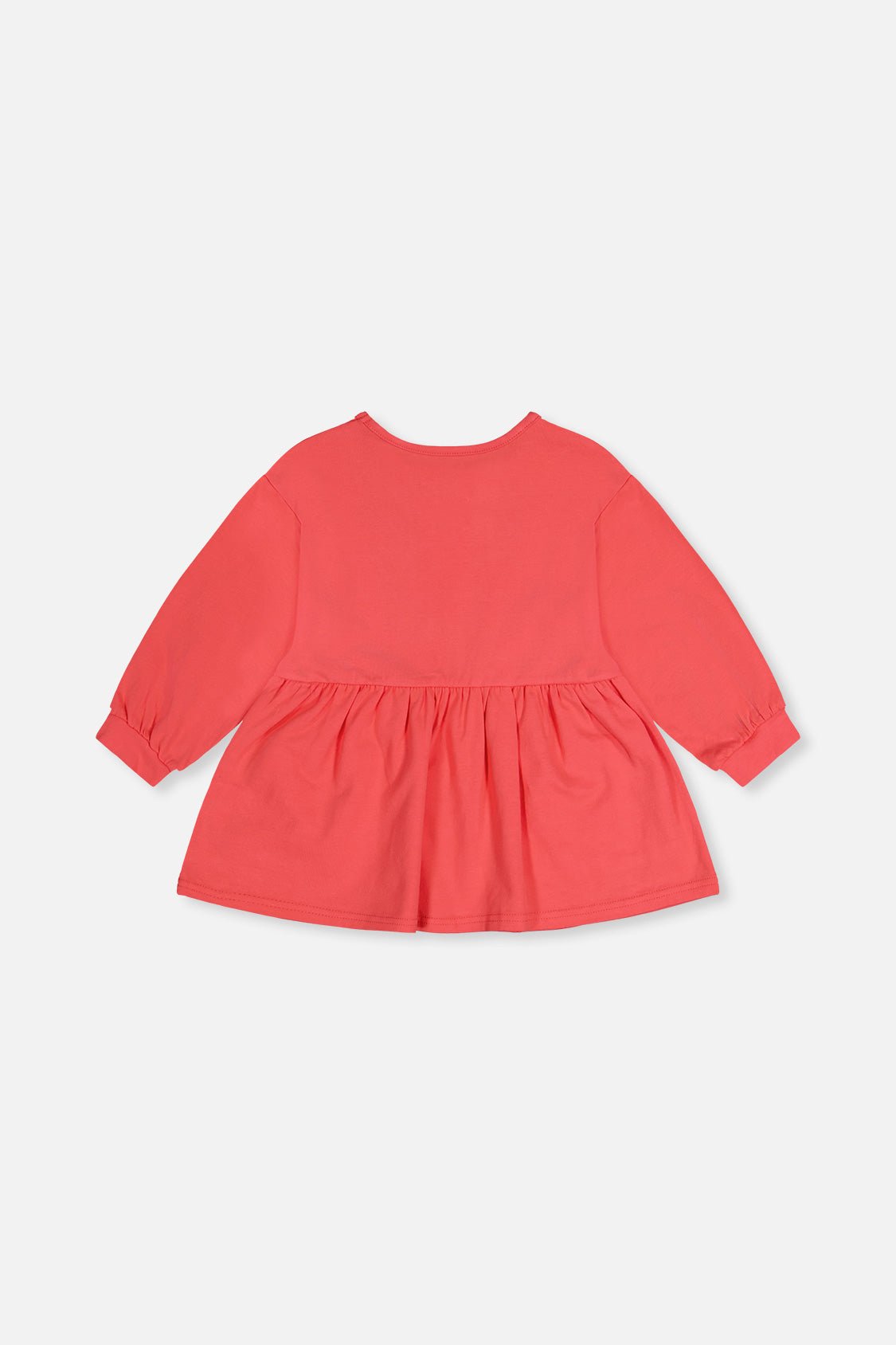 Organic Cotton Tunic Coral Pink - Baby Organic