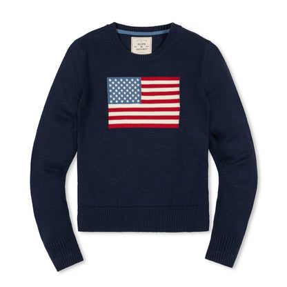 Organic Crew Neck Flag Sweater - Baby Organic