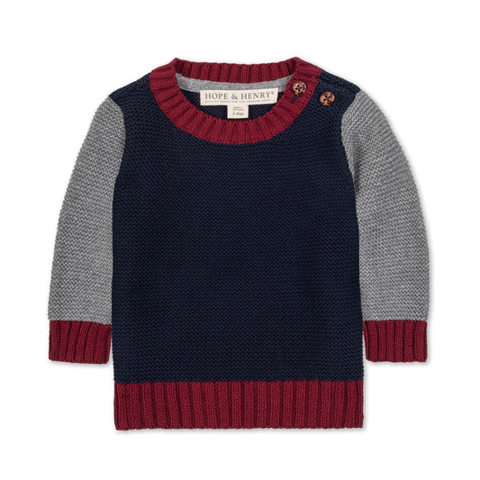 Organic Crewneck Sweater soft organic cotton knit pullover classic style