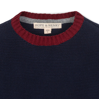 Organic Crewneck Sweater breathable cotton sweater minimalist design