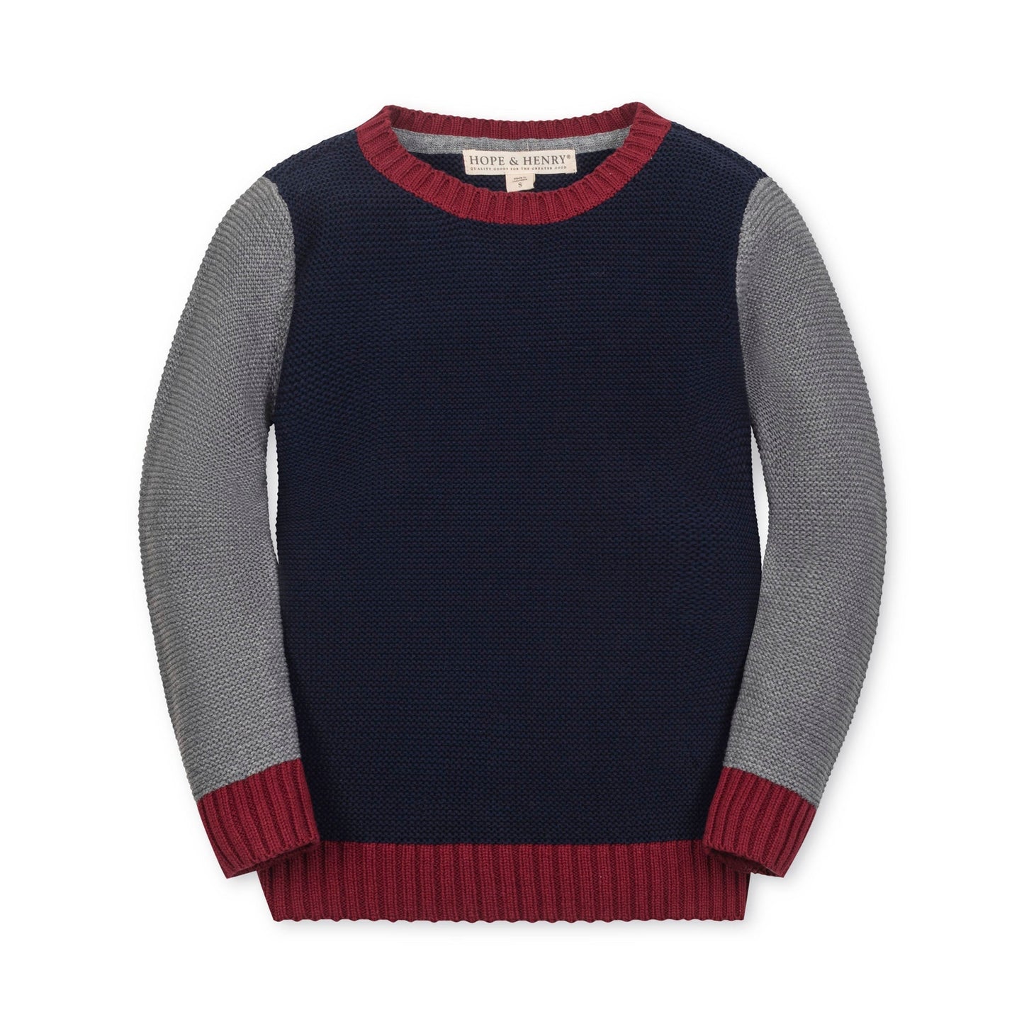Organic Crewneck Sweater comfortable cotton pullover neutral fashion look