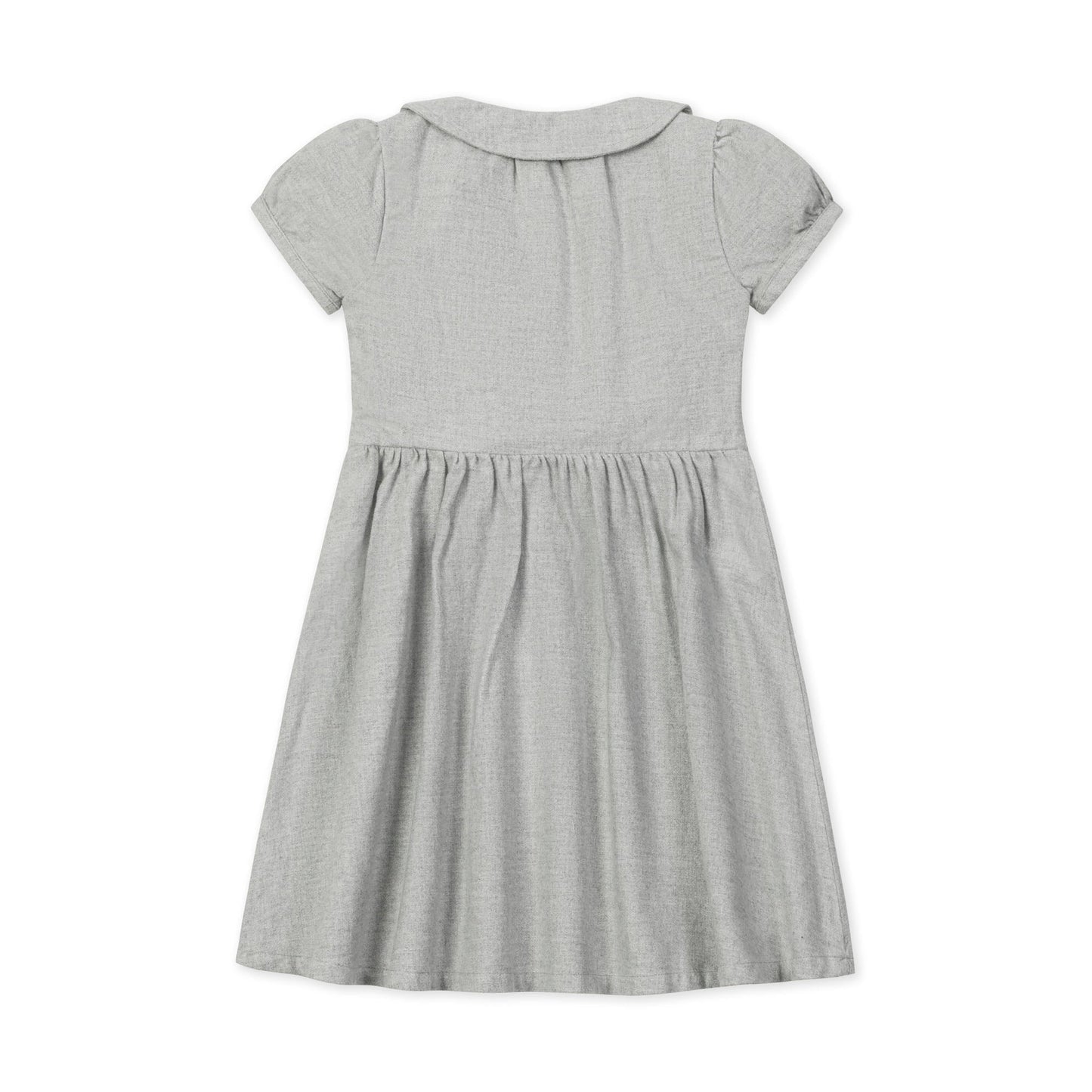 Organic Double Breasted Flannel Dress comfortable everyday flannel dress