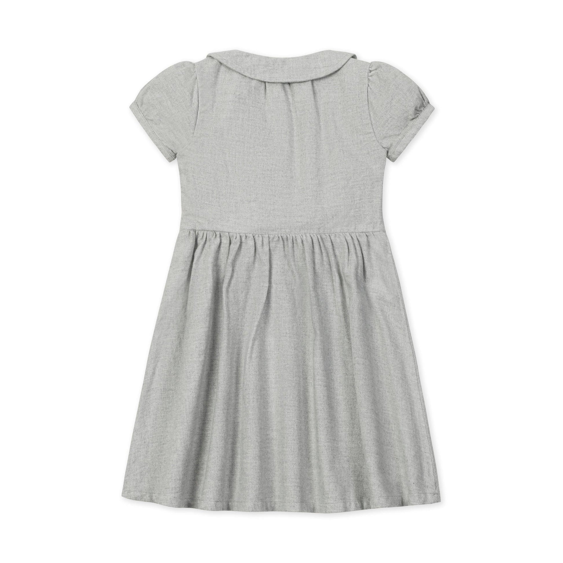Organic Double Breasted Flannel Dress comfortable everyday flannel dress