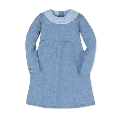 Organic Empire Collar Detail Dress - Baby Organic