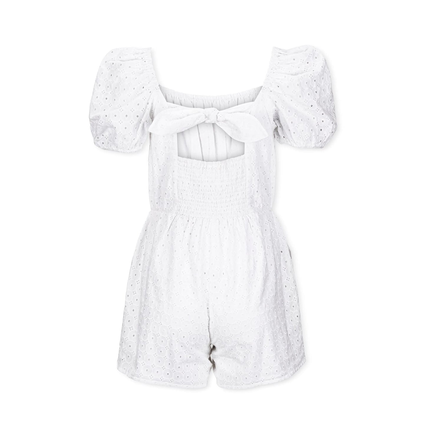 Organic Eyelet Romper - Baby Organic