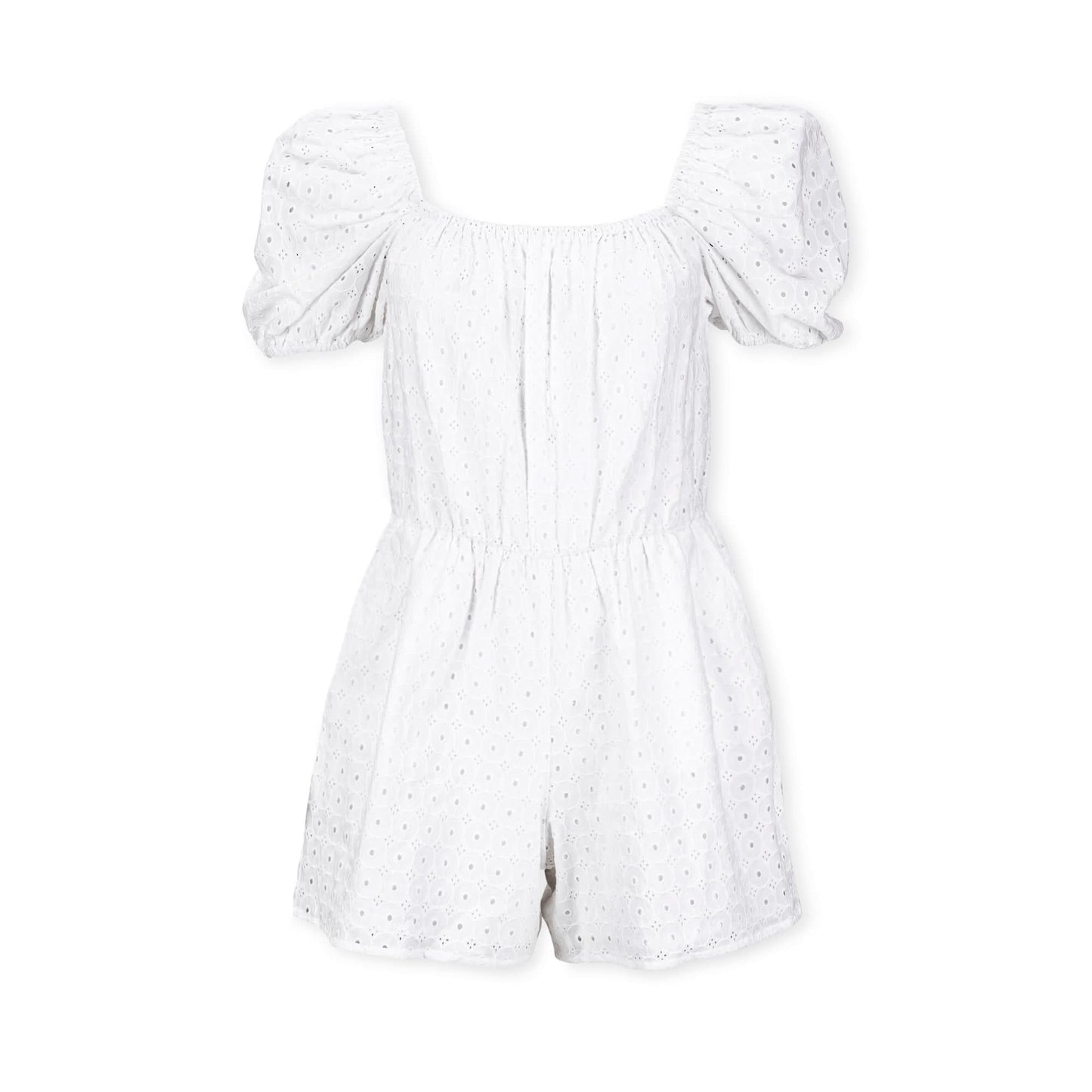 Organic Eyelet Romper - Baby Organic