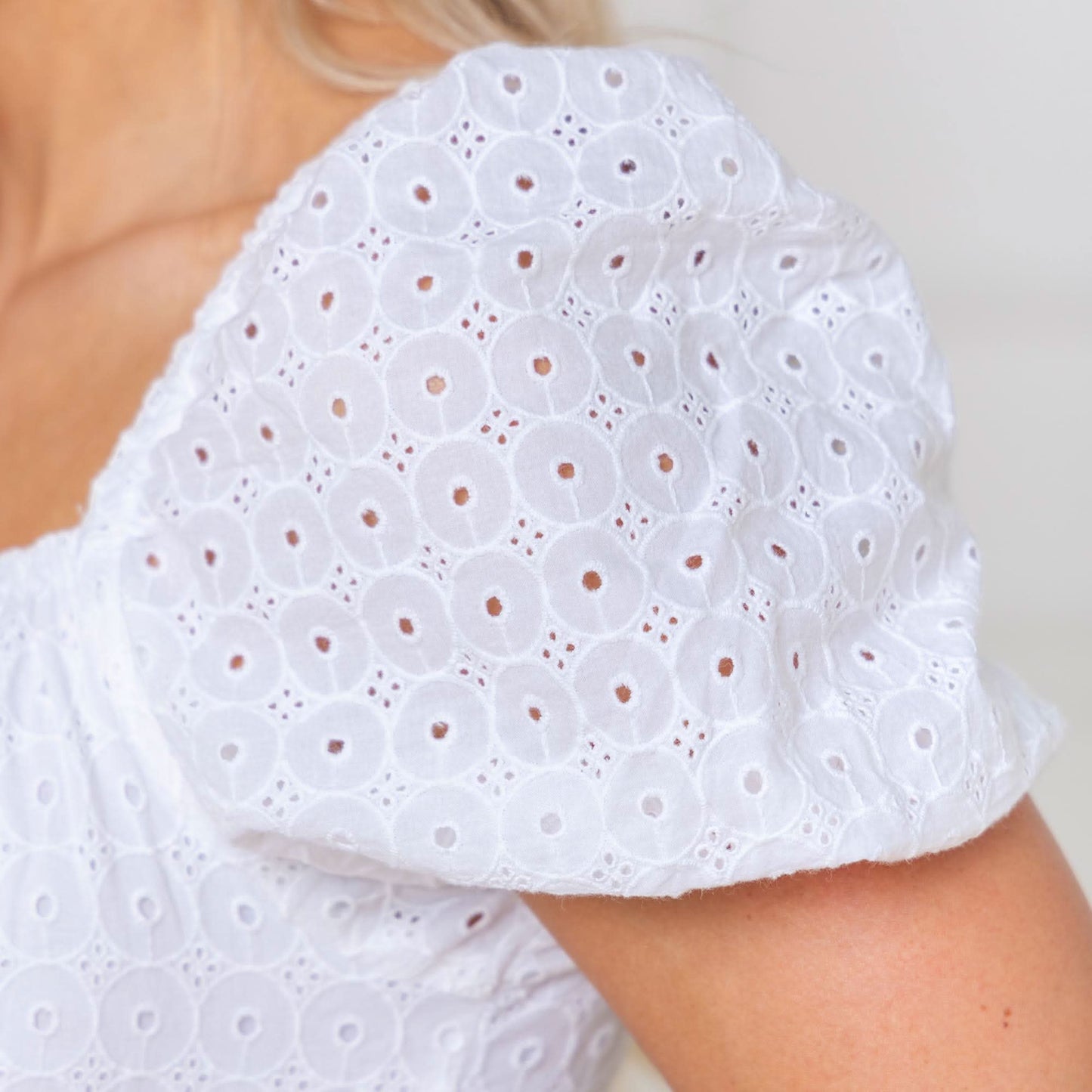 Organic Eyelet Romper - Baby Organic