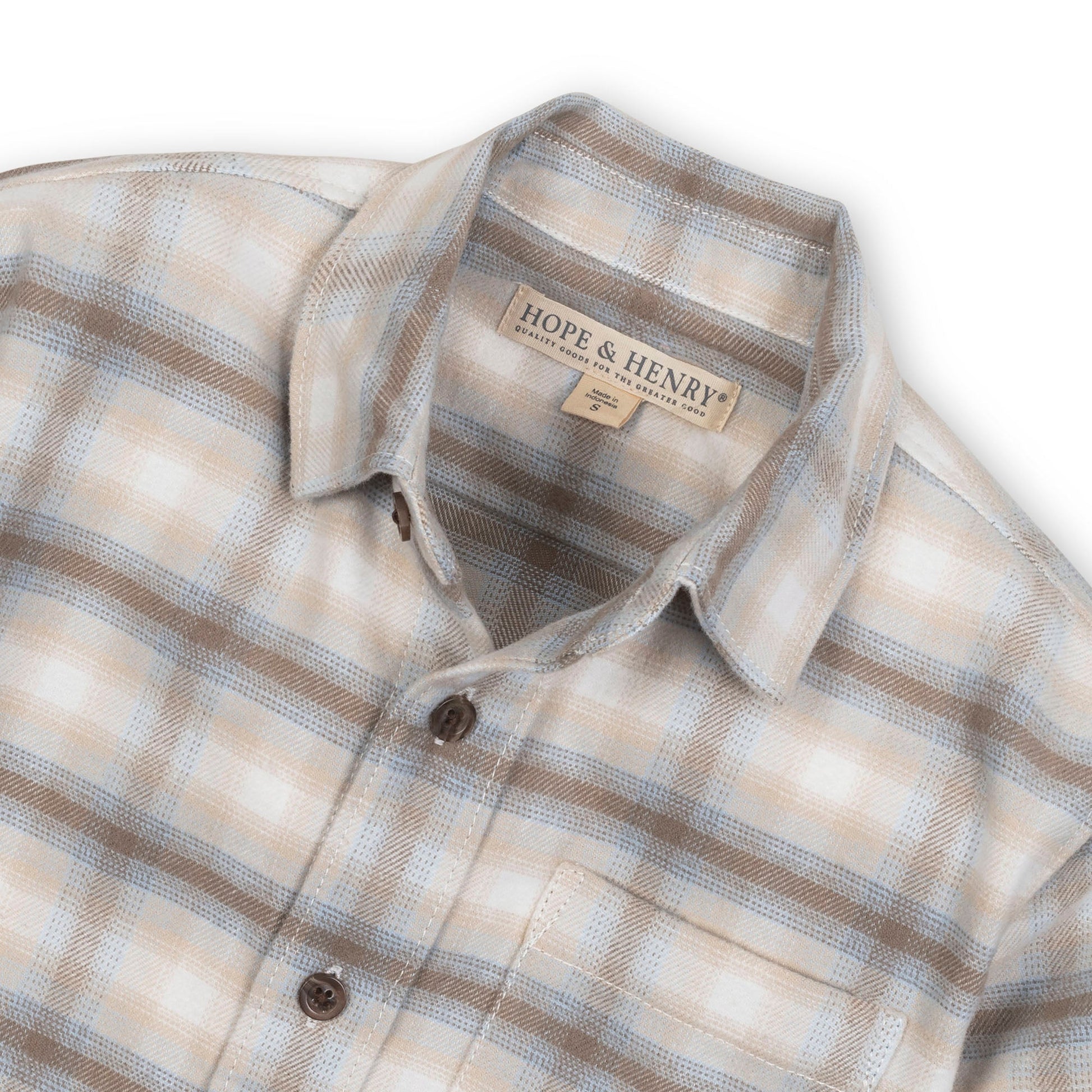 Organic Flannel Shirt - Baby Organic