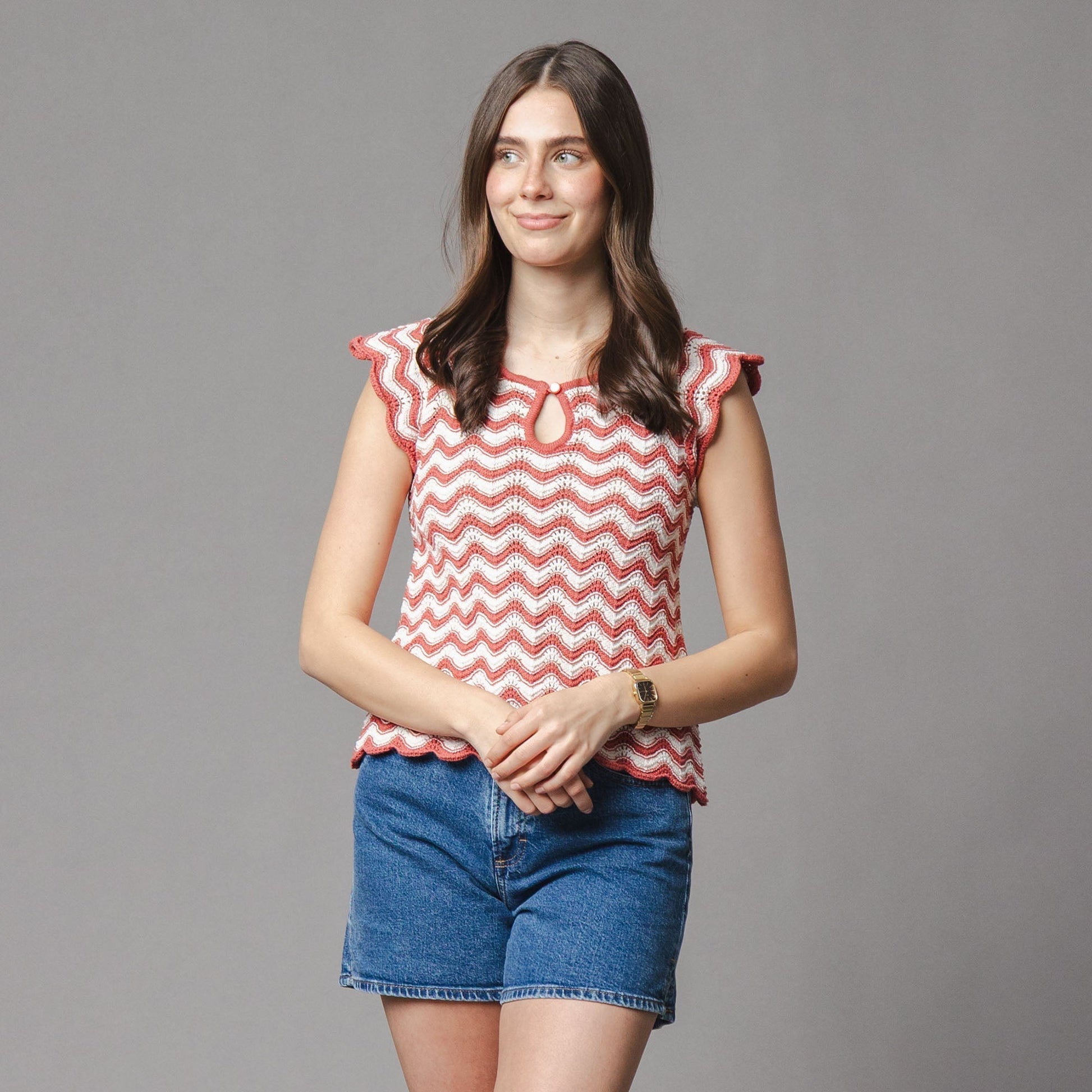 Organic Flutter Sleeve Sweater Top - Baby Organic