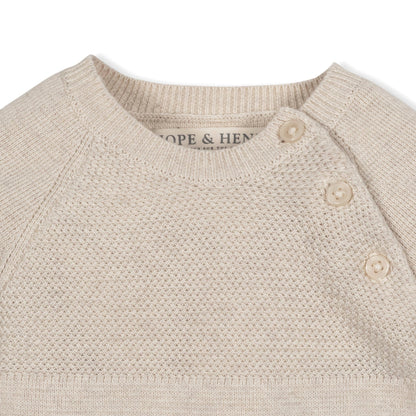 Organic Footed Sweater Romper - Baby Organic