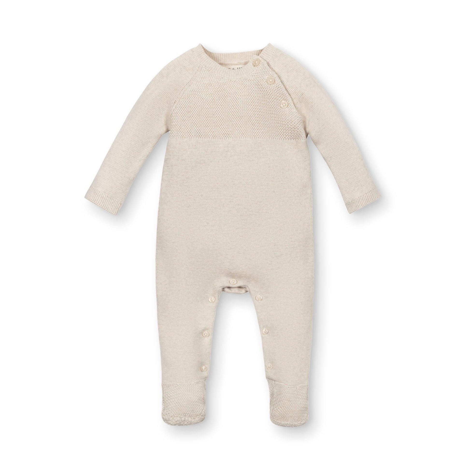 Organic Footed Sweater Romper - Baby Organic