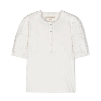 Organic Henley Sweater timeless organic cotton layering sweater