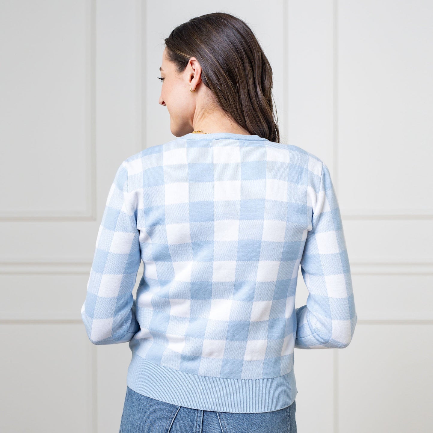 Organic Intarsia Sweater Cardigan - Baby Organic