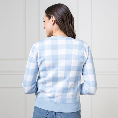 Organic Intarsia Sweater Cardigan - Baby Organic