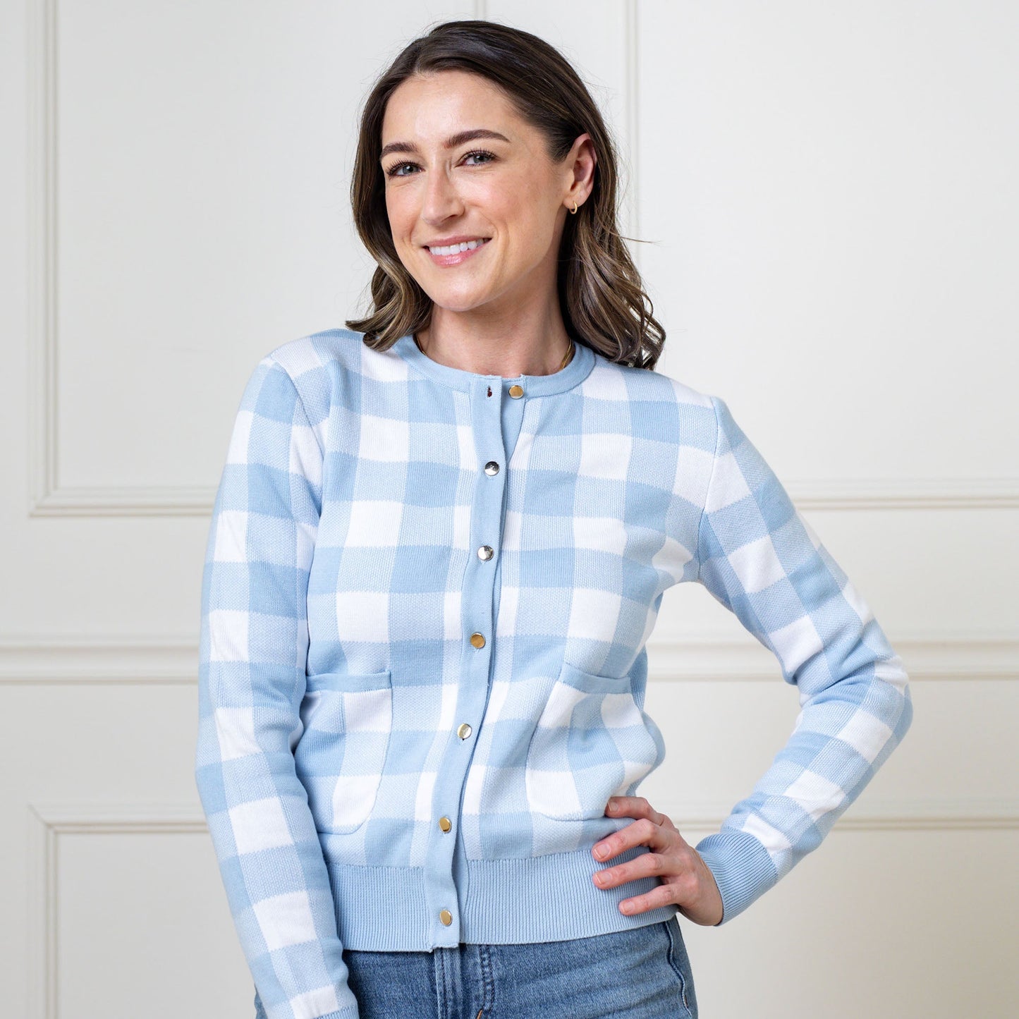 Organic Intarsia Sweater Cardigan - Baby Organic