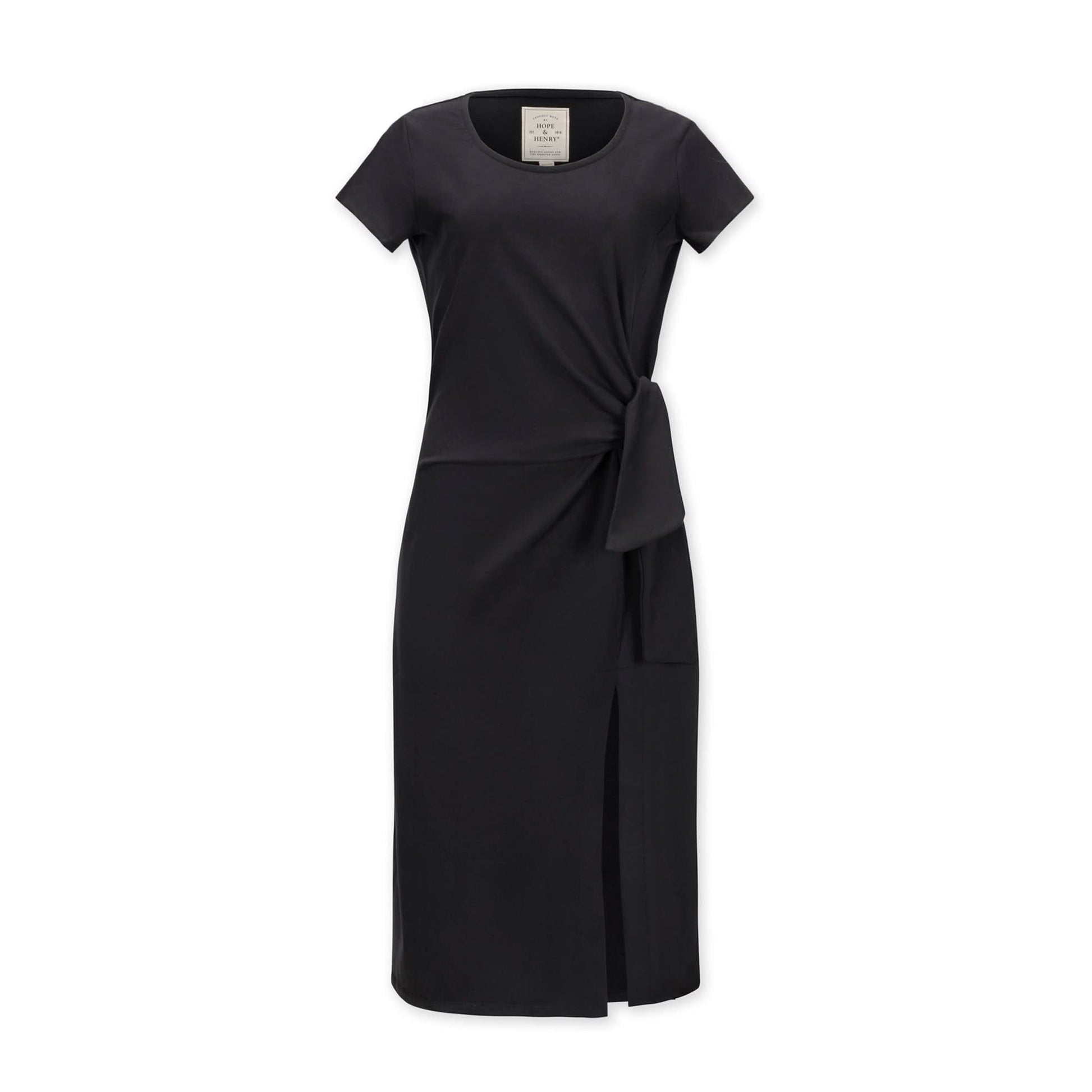 Organic Knit Tie Midi Dress - Baby Organic