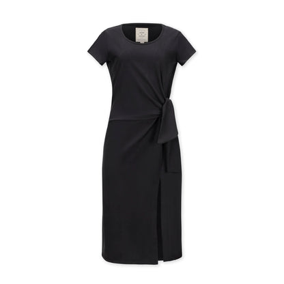 Organic Knit Tie Midi Dress - Baby Organic