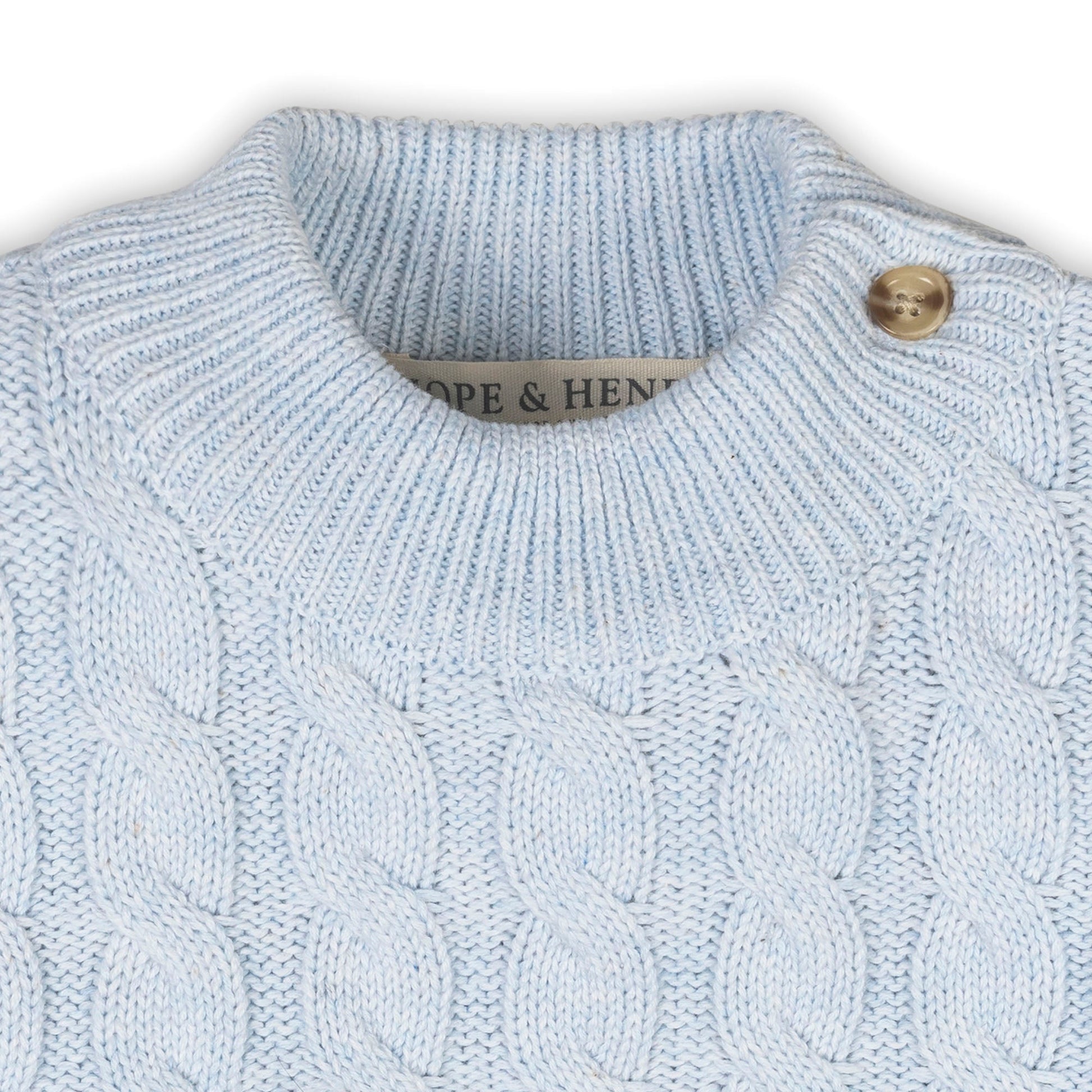 Organic Mock Neck Ruffle Sweater breathable organic cotton baby clothing