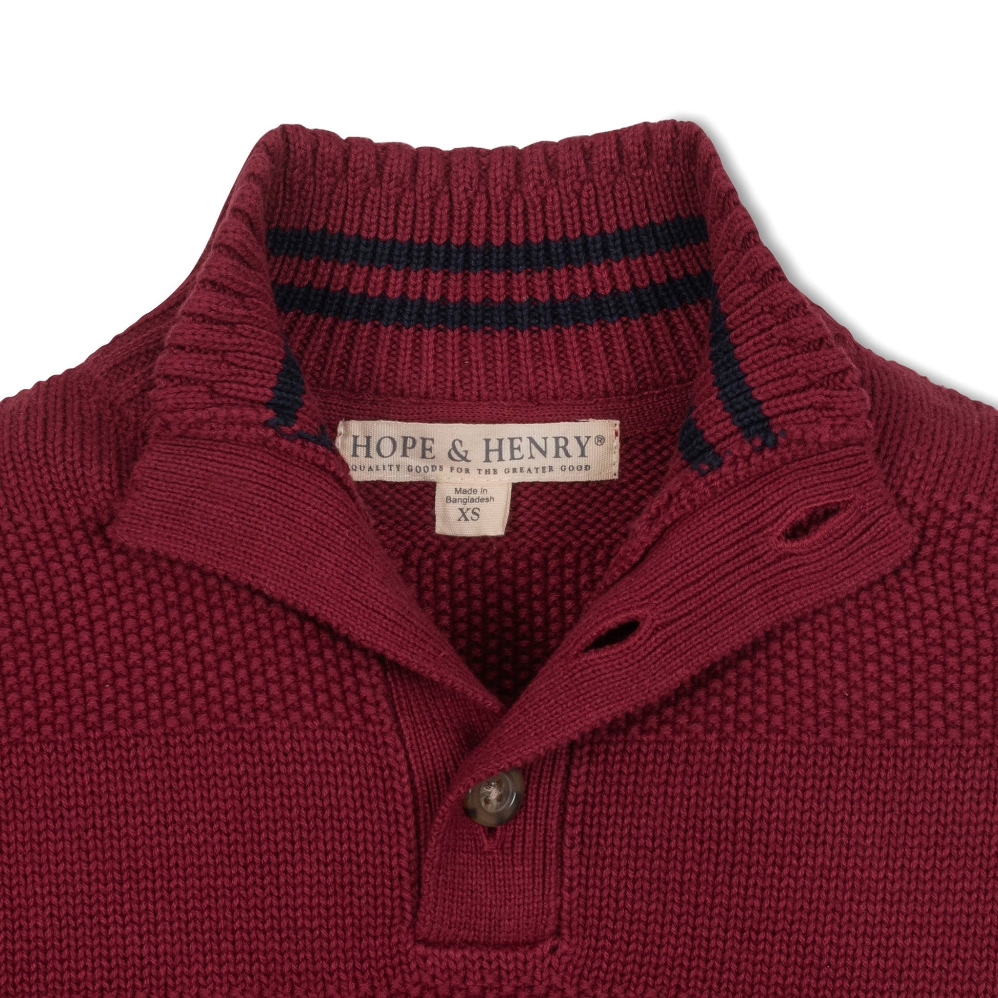 Organic Mock Neck Stripe Sweater breathable organic knit sweater neutral tones