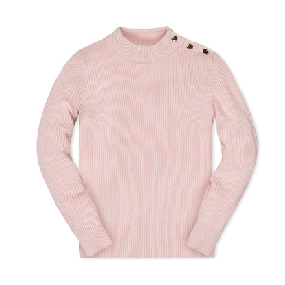 Organic Mock Neck Sweater for babies made from soft organic cotton