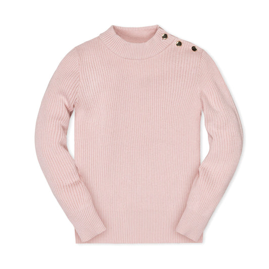 Organic Mock Neck Sweater for babies made from soft organic cotton