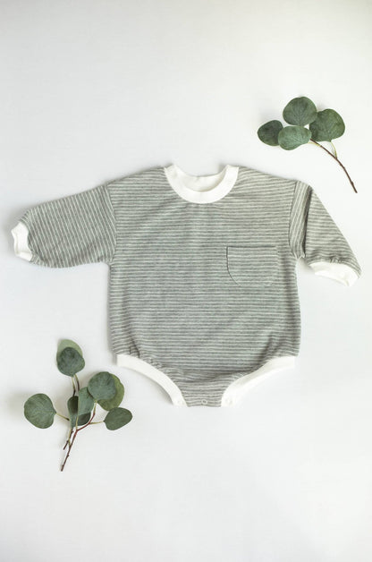Organic Oversized Bubble Romper - Baby Organic