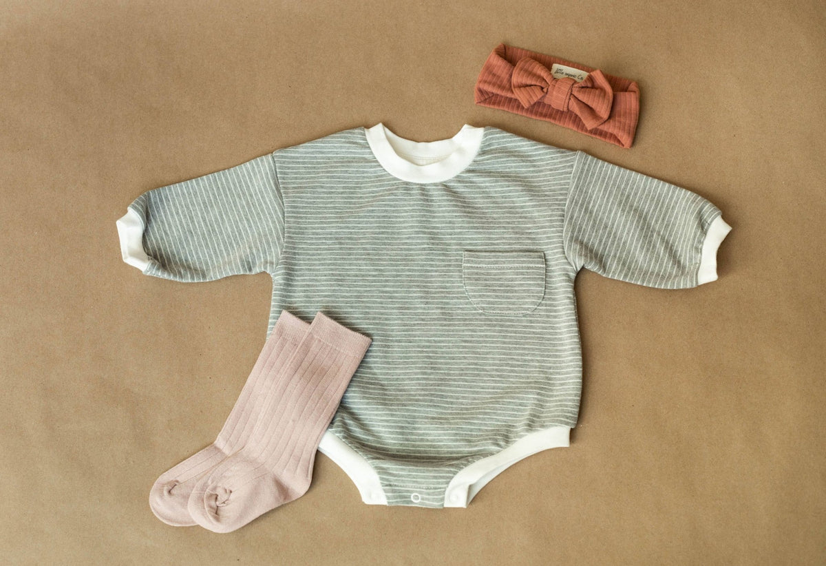 Organic Oversized Bubble Romper - Baby Organic