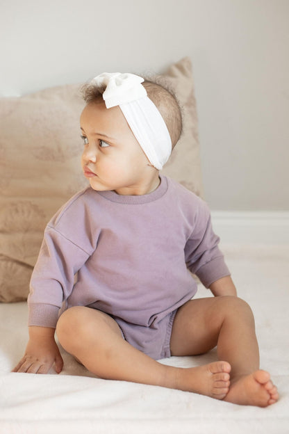 Organic Oversized Sweatshirt baby boy girl romper - Baby Organic