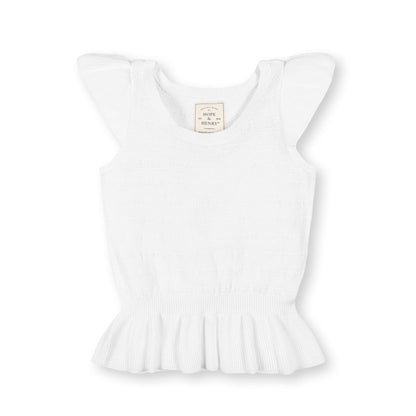 Organic Peplum Sweater Top - Baby Organic