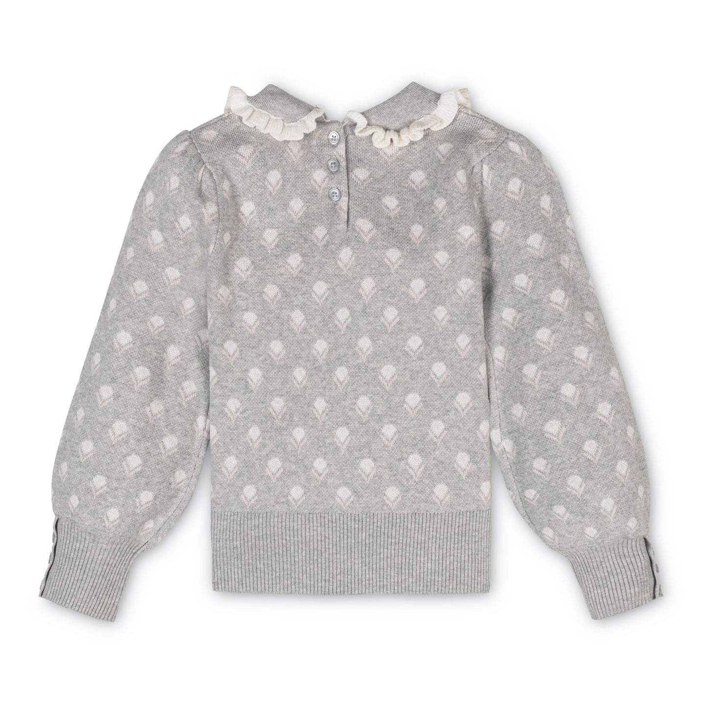Organic Peter Pan Collar Sweater lightweight kids sweater vintage inspired design