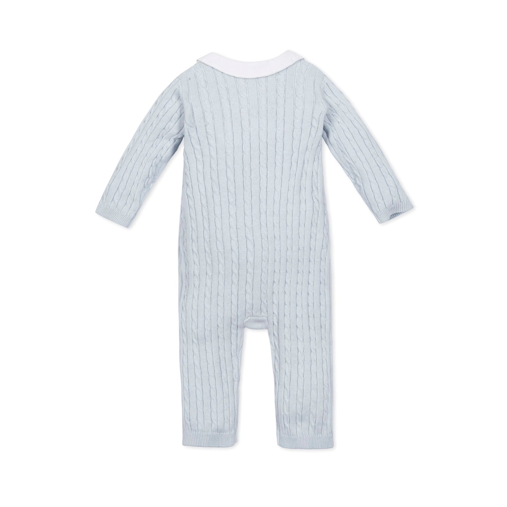 Organic Peter Pan Collar Sweater Romper - Baby Organic