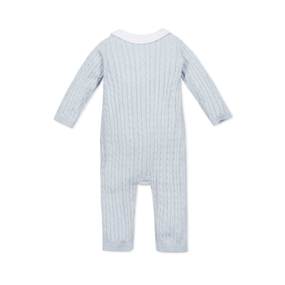 Organic Peter Pan Collar Sweater Romper - Baby Organic