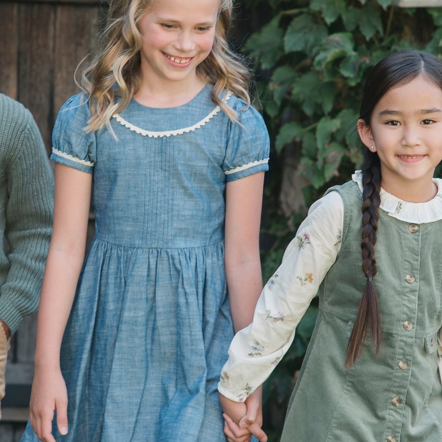 Organic Pintuck Chambray Dress - Baby Organic