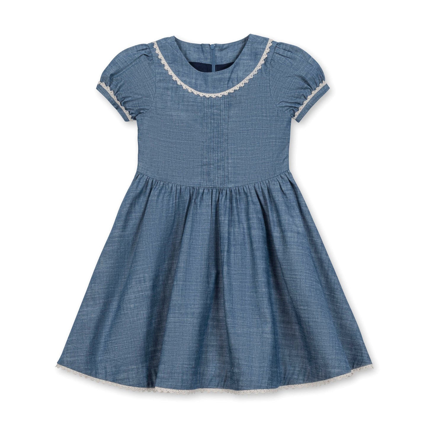 Organic Pintuck Chambray Dress - Baby Organic