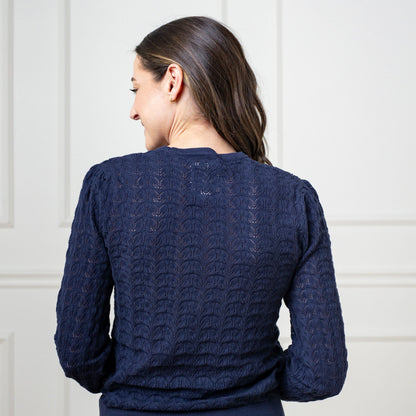 Organic Pointelle Sweater - Baby Organic