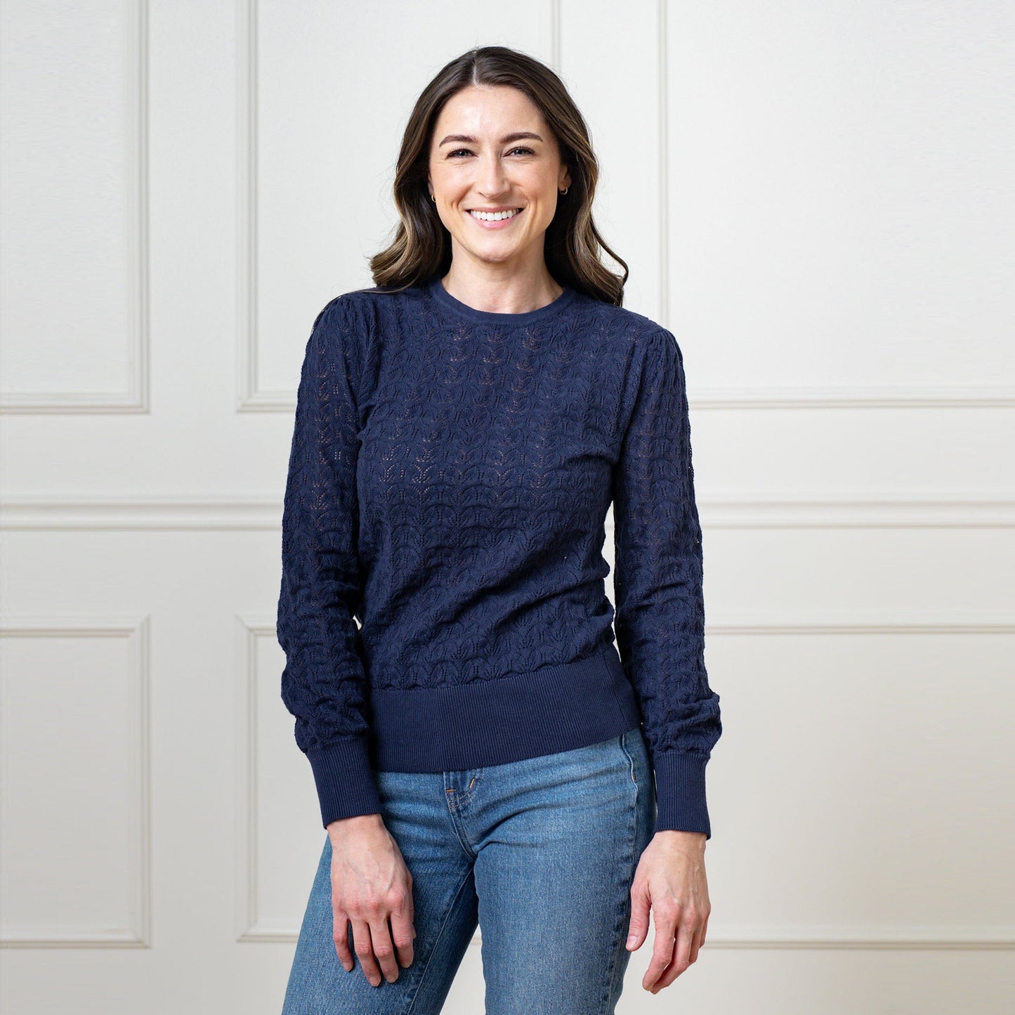 Organic Pointelle Sweater - Baby Organic