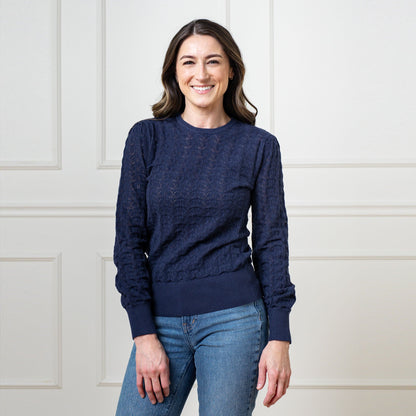 Organic Pointelle Sweater - Baby Organic