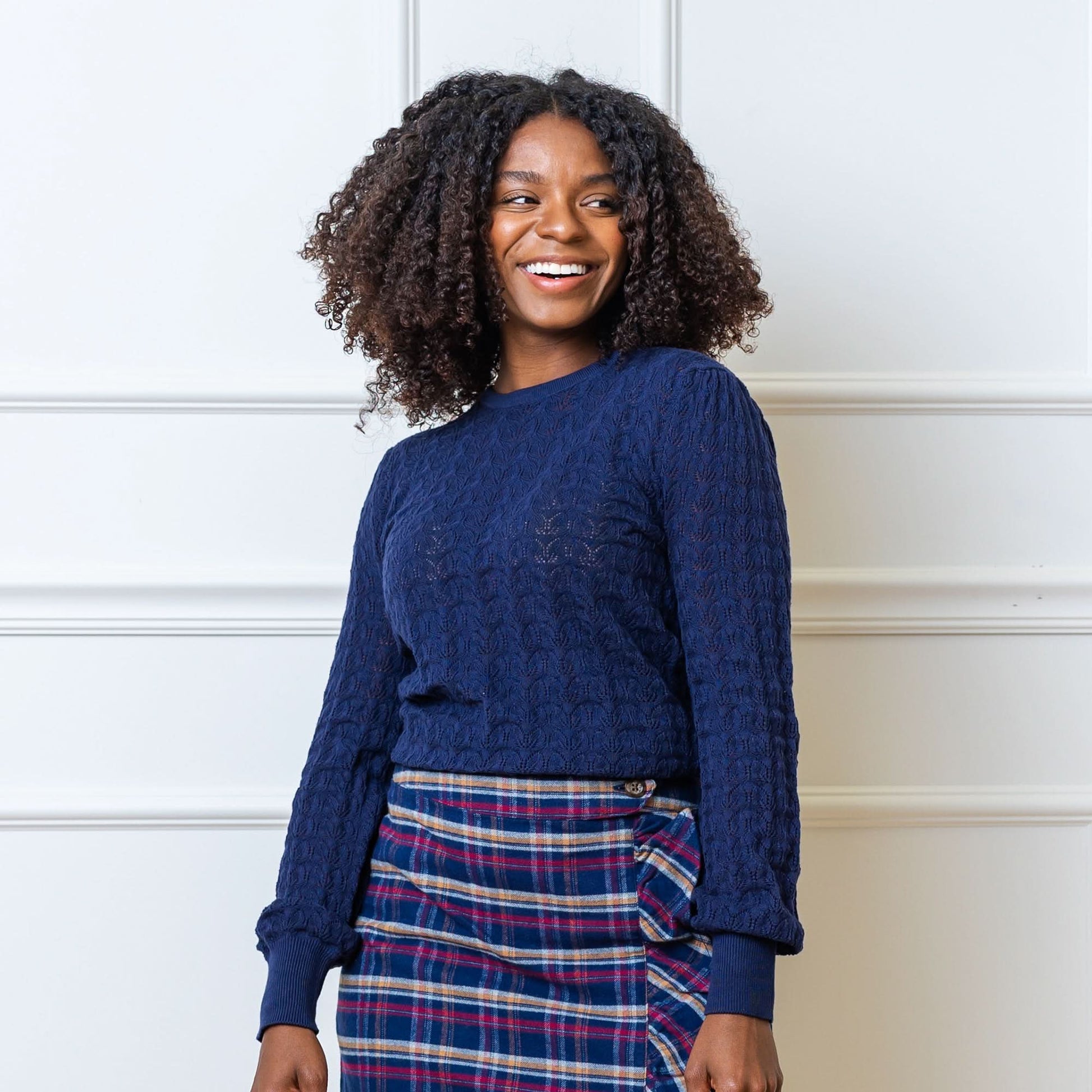 Organic Pointelle Sweater - Baby Organic