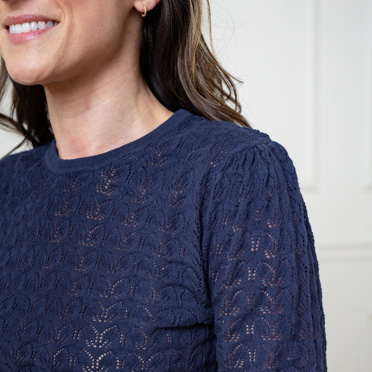 Organic Pointelle Sweater - Baby Organic
