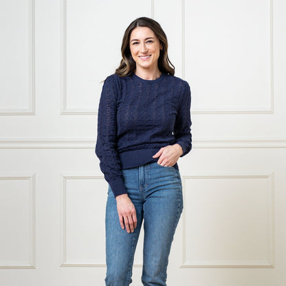 Organic Pointelle Sweater - Baby Organic