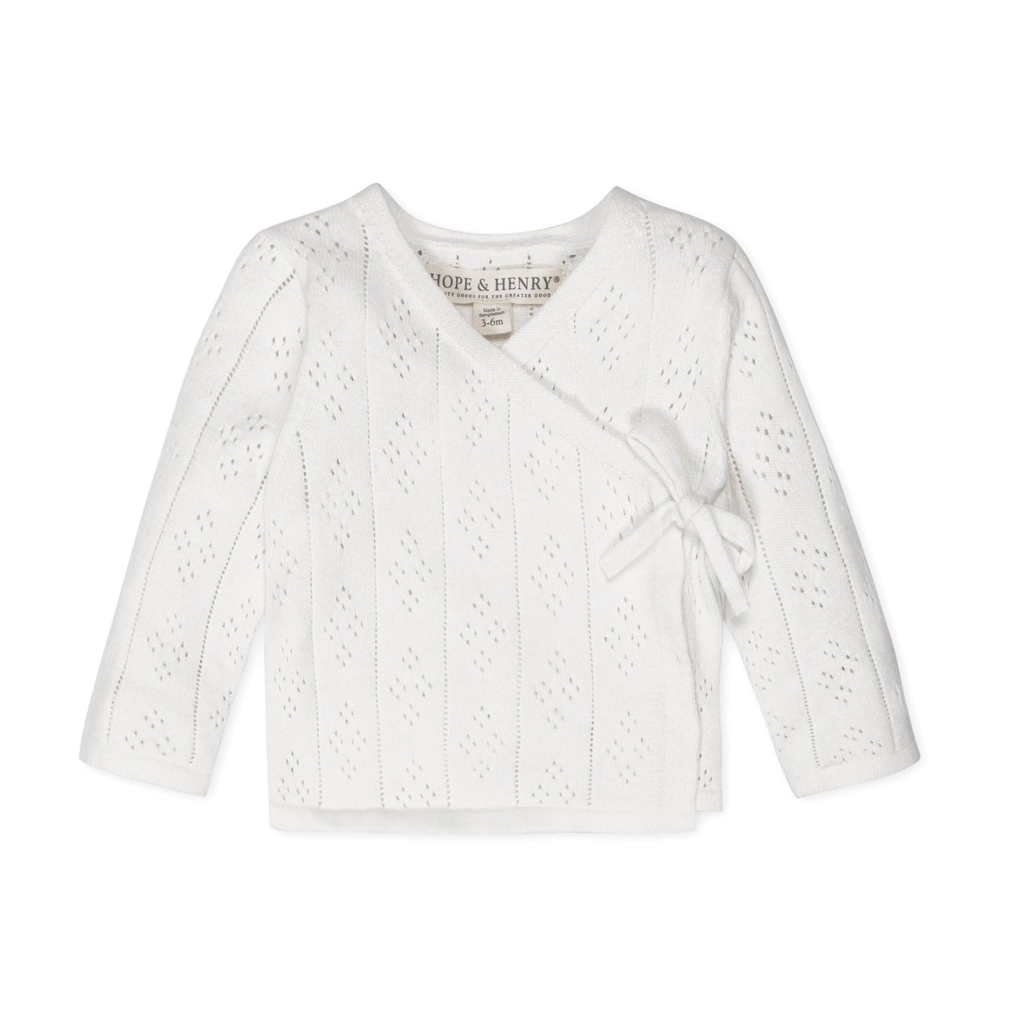 Organic Pointelle Sweater and Legging Set neutral organic cotton baby outfit