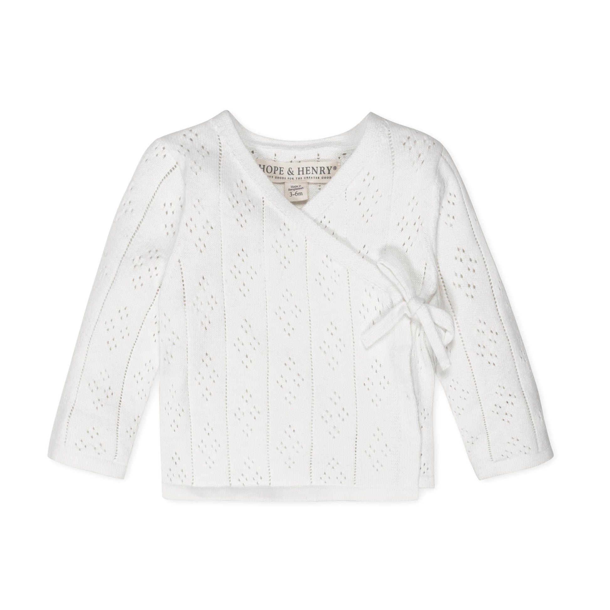 Organic Pointelle Sweater and Legging Set neutral organic cotton baby outfit