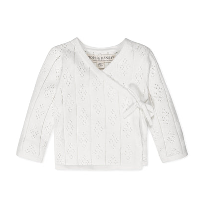 Organic Pointelle Sweater and Legging Set neutral organic cotton baby outfit