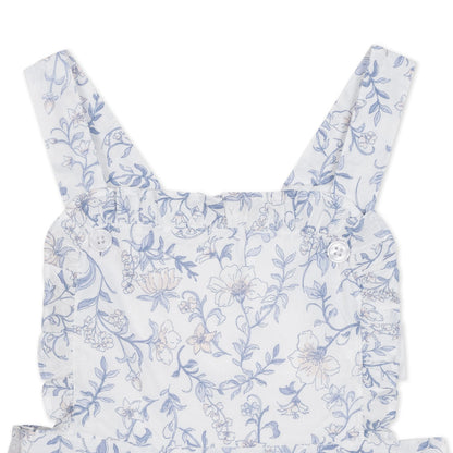 Organic Ruffle Apron Dress elegant everyday organic cotton outfit