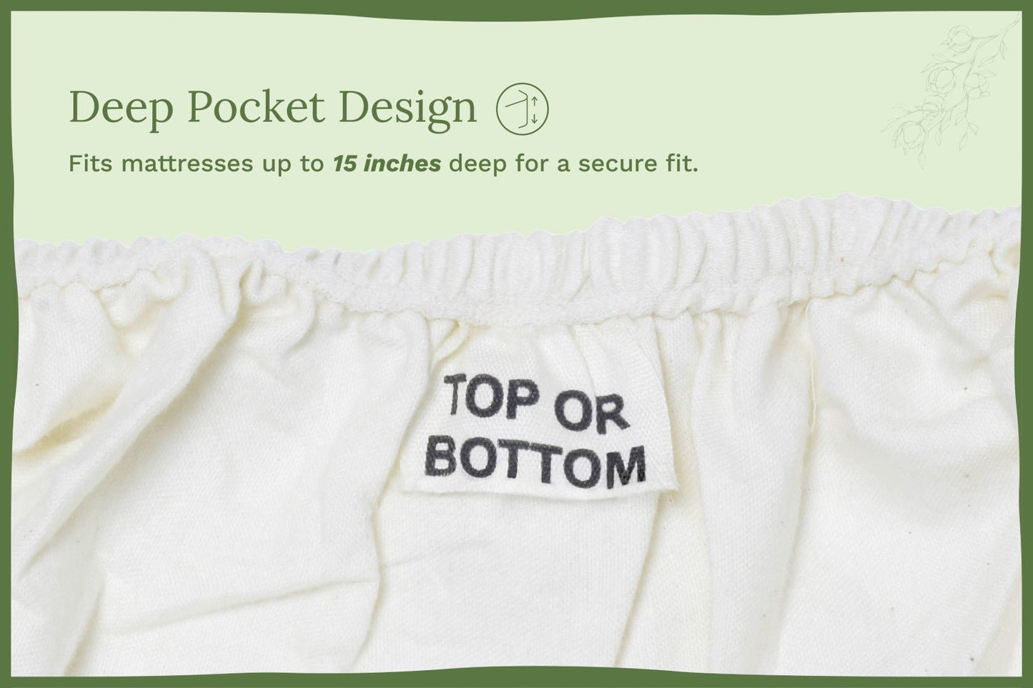 Organic Sateen Bed Sheets Set - Baby Organic