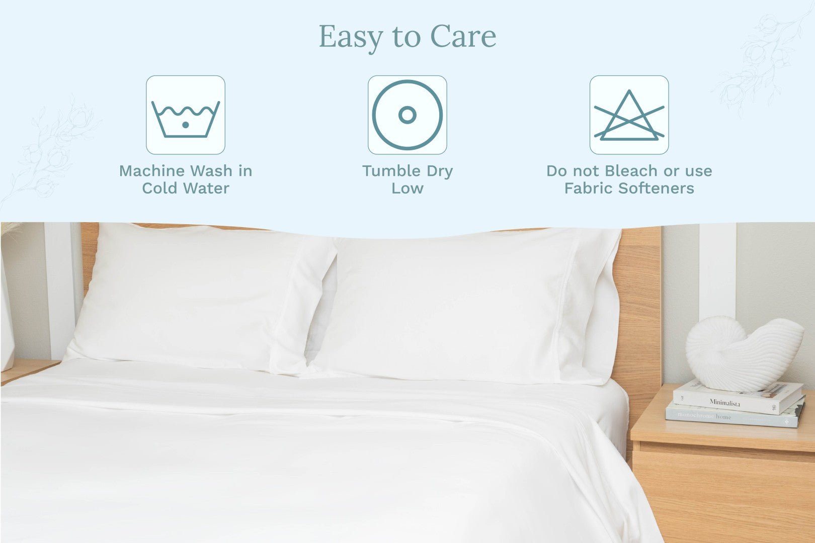 Organic Sateen Bed Sheets Set - Baby Organic